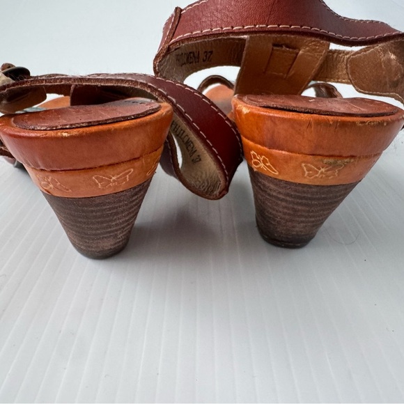 L’artiste philomena t-strap heeled sandals flower design and medallion size 37 - Picture 12 of 14